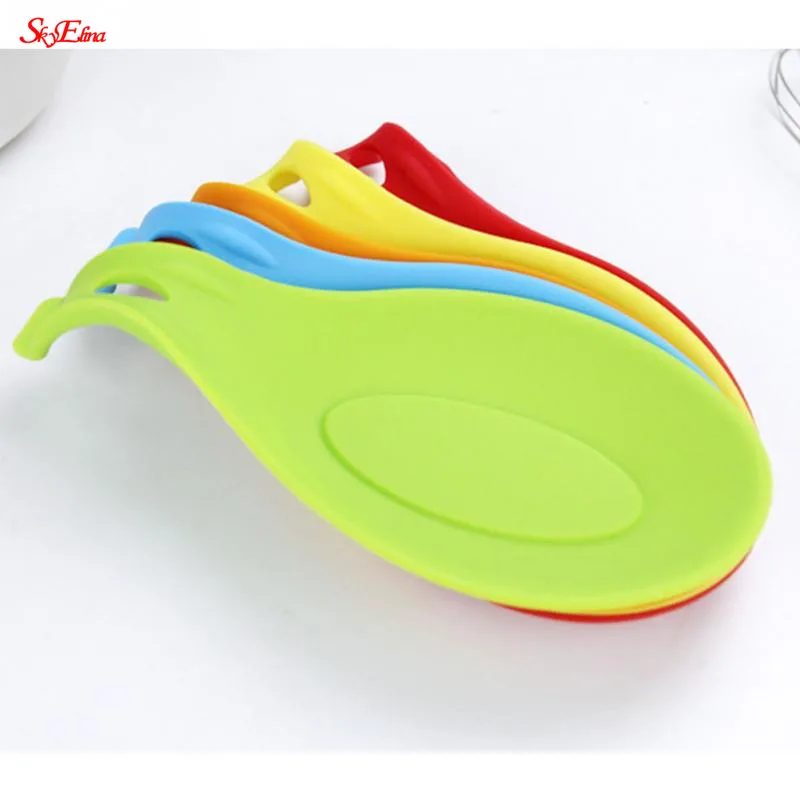 1 шт. многофункциональная Эко гелевая Подставка под ложку стеклянная подставка