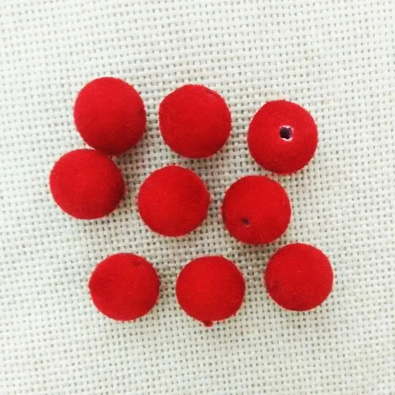 12 мм Бархатные бусы для изготовления ювелирных изделий колье подвески с