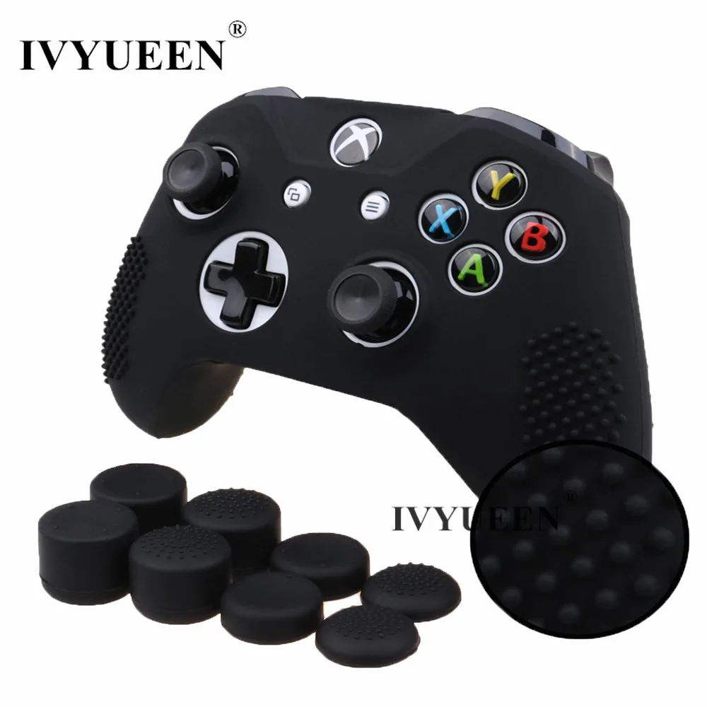 IVYUEEN 9 в 1 для Xbox One X S контроллер Противоскользящий чехол-крышка аналоговый джойстик ручки крышки для X Box One X Тонкий джойстик