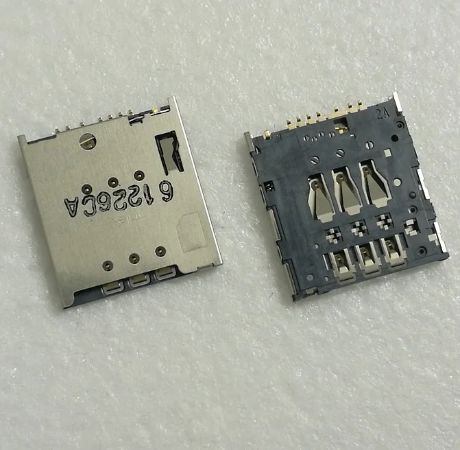 10 шт./лот держатель лотка для чтения sim карт sd с гнездом коннектором модуль Sony LT22