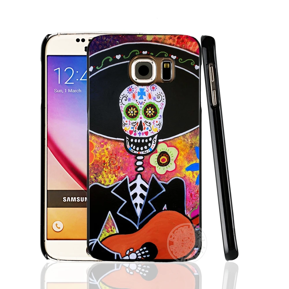 HAMEINUO Хэллоуин череп мультфильм сотовый телефон чехол для Samsung Galaxy A3 A310 A5 A510 A7 A8 A9