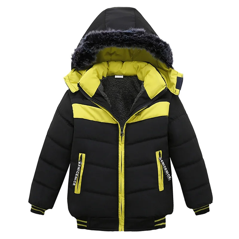 

Toddler Baby Boys Jackets 2020 Autumn Winter Jacket For Boys Coat Kids Bomber Jacket Children Hooded Warm Cotton Outerwear Coat