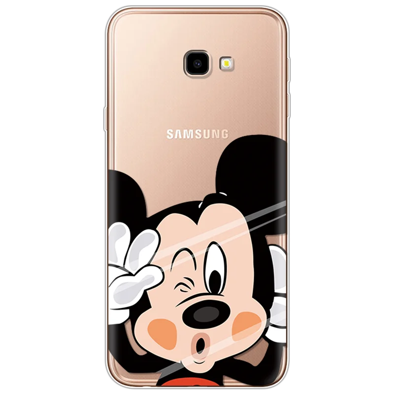 Чехол для samsung Galaxy J4 с мультяшным принтом для пары, защитный чехол для samsung Galaxy J4 Plus J415 SM-J415F J4Plus J 4, мягкий чехол