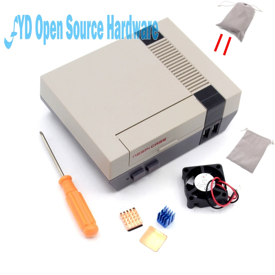 1 комплект Высокое качество Мини NES NESPI чехол Retroflag с охлаждающим вентилятором