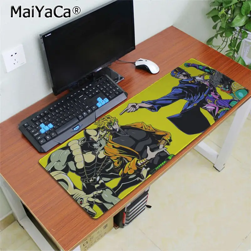 Lock Edge 40X90cm Maiyaca Нескользящие ПК jojo офисные мыши геймер мягкий коврик для мыши большой коврик для мыши клавиатуры коврик - Цвет: Lock Edge 40X90cm