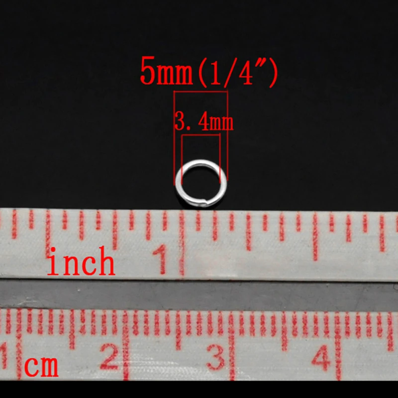 Doreen Box стальные фотокольца для изготовления ювелирных изделий своими руками 5 мм