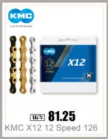 KMC X12 12 Скоростей 126л MTB горный велосипед велосипедная цепь 12s Золотая цепь с волшебным звеном для деталей велосипеда с оригинальной коробкой