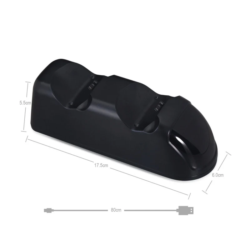 Беспроводной контроллер PS4 зарядное устройство с двумя сиденьями со