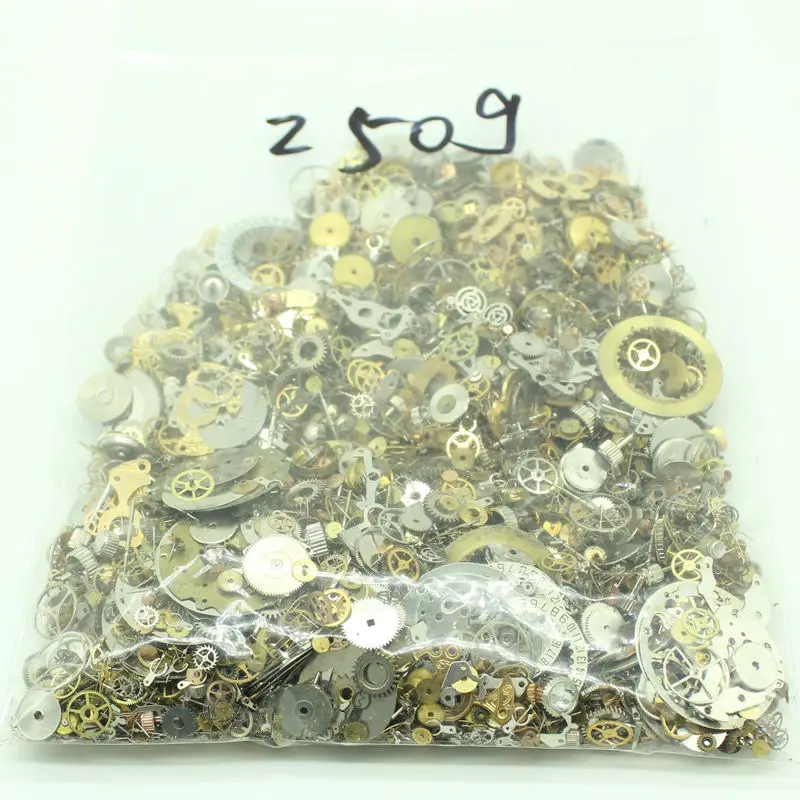 Античные стимпанк часы 250 г/лот детали для часов смешанные зубчатые колеса в