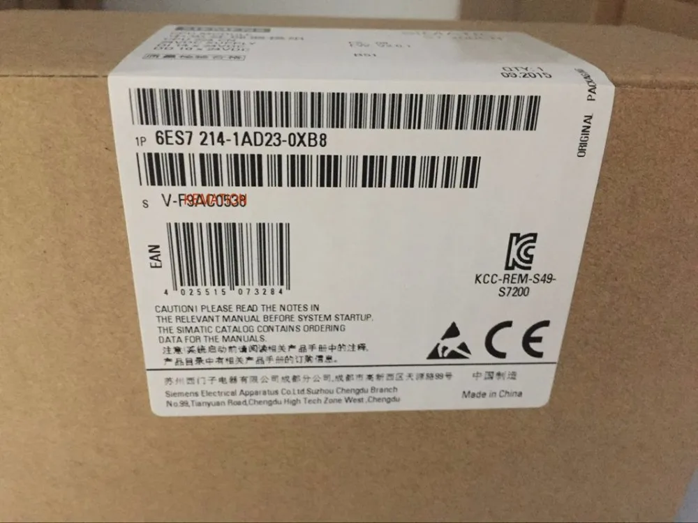 Original SIMATIC S7-200CN 6ES7214-1AD23-0XB8 CPU224 6ES7 214-1AD23-0XB8 6ES72141AD230XB8 New in Box | Обустройство дома