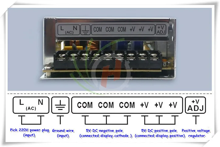Бесплатная доставка 200 Вт источник питания для светодиодного дисплея (Выход 5V40A)