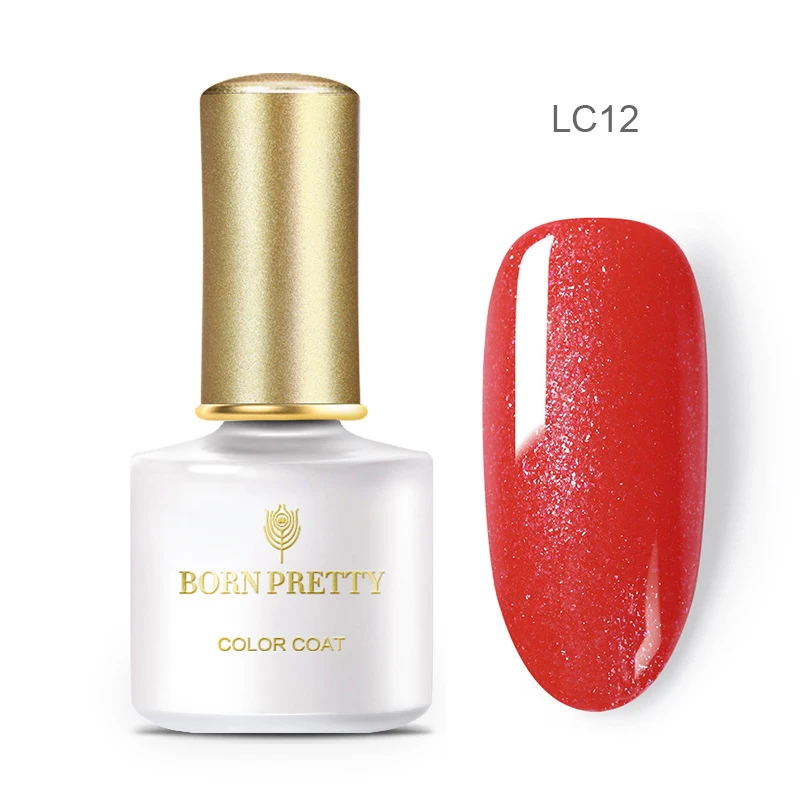 BP-LC12 BORN PRETTY Чистый Цвет гель лак для ногтей живая Коралловая серия личная гигиена блеск мерцающий лак 6 мл стойкий гель Lauquer - Цвет: BP-LC12