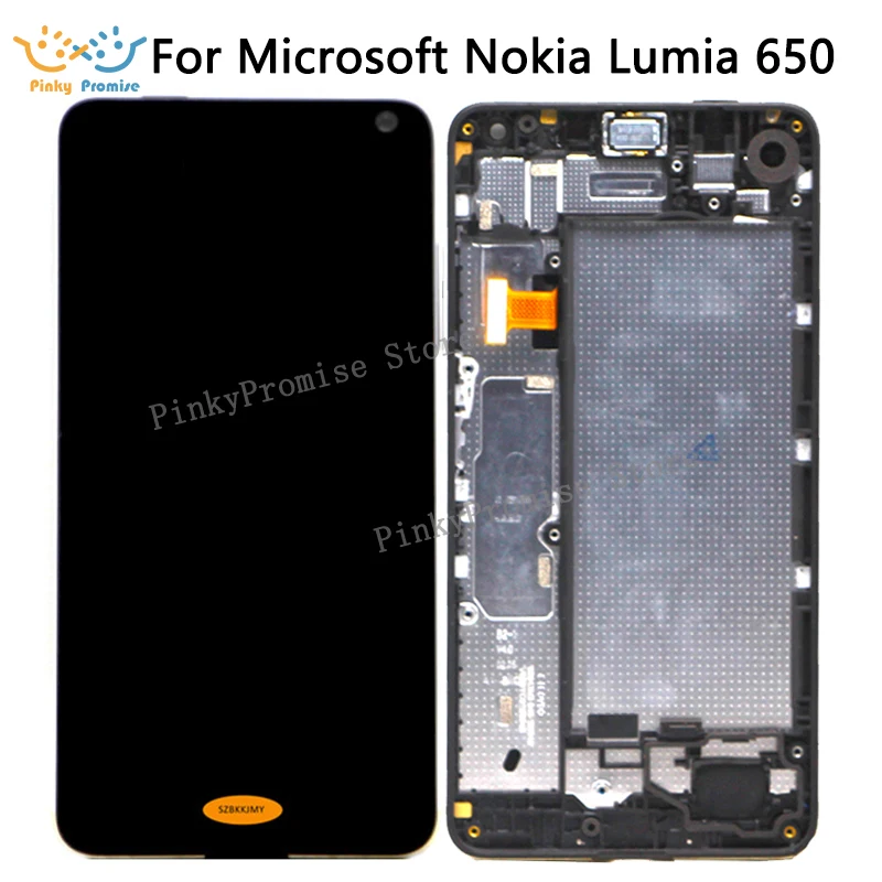 Amoled для Nokia Microsoft Lumia 650 ЖК-дисплей с сенсорным экраном дигитайзер в сборе рамкой