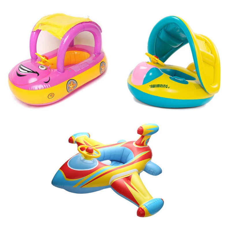 Детский поплавок тент солнцезащитный для малышей Детские Надувные