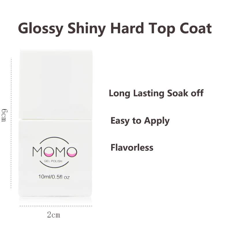 Top Coat MOMO абсолютно 10 мл УФ-гель для ногтей для дизайна ногтей DIY длинный-Lastig Замачивание светодиодный лаковое гелевое покрытие для ногтей Маникюр акриловый гель лак - Цвет: Top Coat