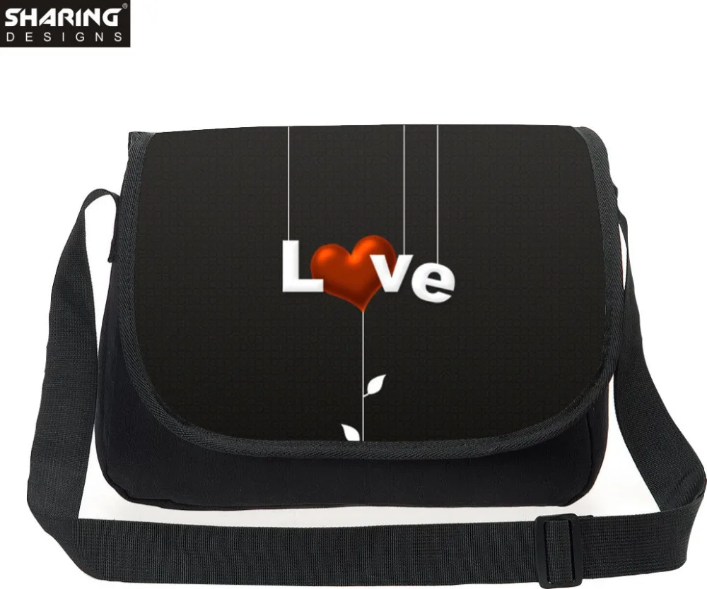 Сумка-мессенджер с принтом головы тигра для мужчин большая Повседневная