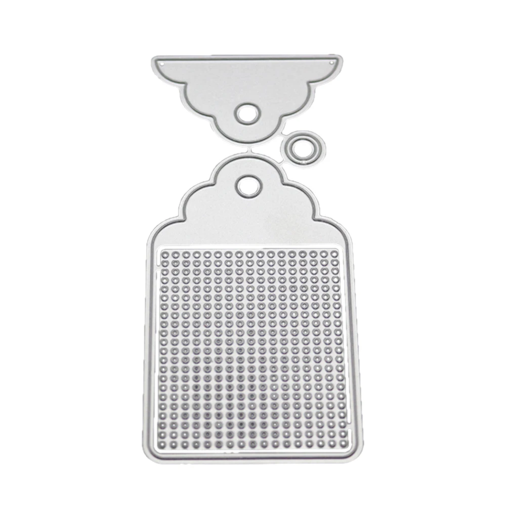 Вышивка крестом этикетка тег Крафтовая окраска металлические трафареты для