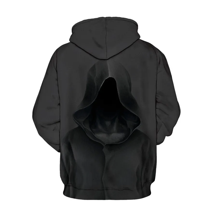 VOGRACE новая модная толстовка Мужская/Женская черная в масках Пиратская огненная