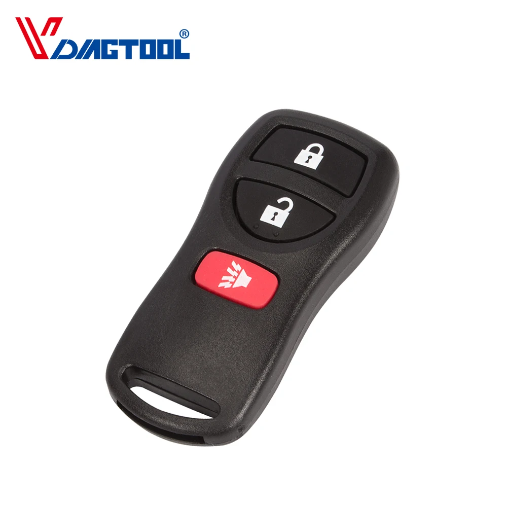 Сменный Чехол для автомобильного ключа VDIAGTOOL с 2 + 1 кнопками nissan tiida qashqai X TRAIL чехол