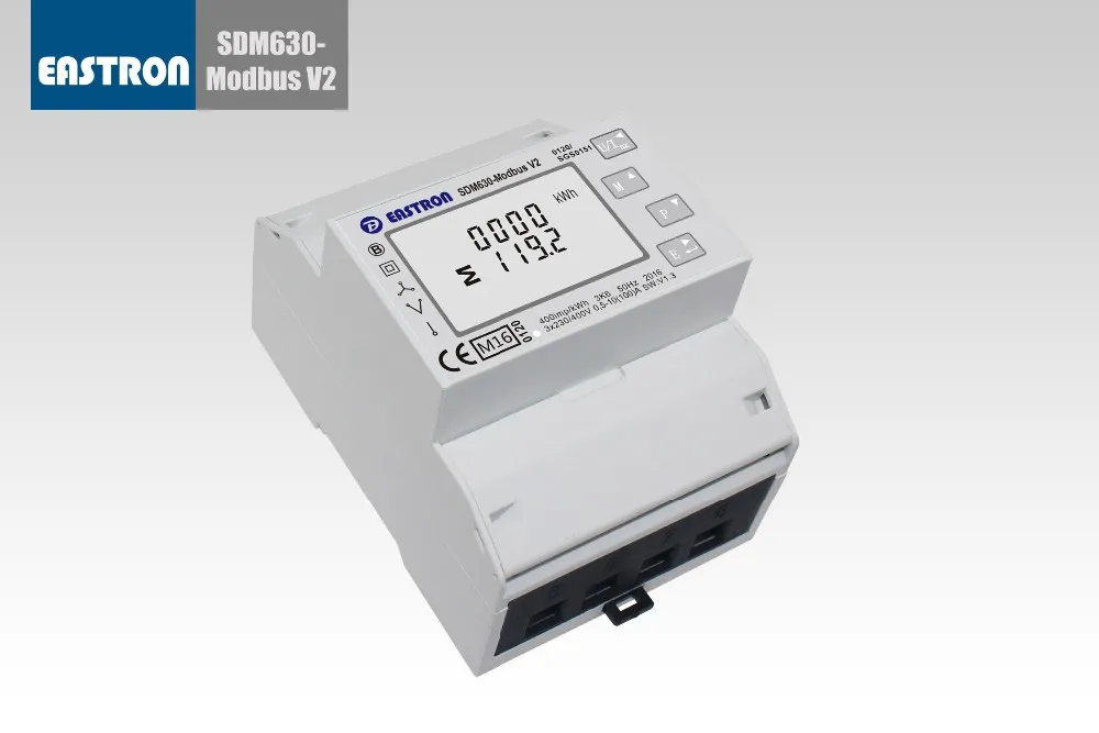 SDM630 Modbus V2 MID, многофункциональный анализатор мощности, 1p2w 3p3w 3p4w, modbus/импульсный выходной порт RS485, PV солнечная система доступна