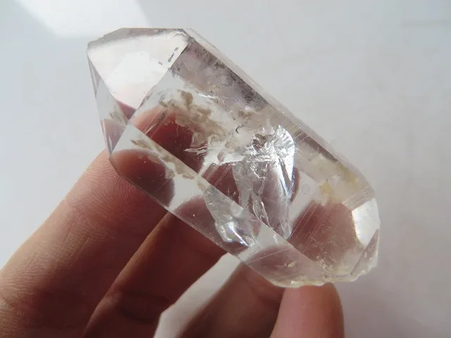 AAA супер прозрачный кварцевый кристалл алмаз херкимера с большими радужными