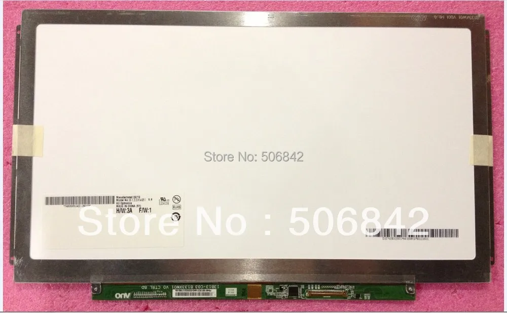 

13.3"laptop LCD screen B133XW01V.4 V4 ,New 1366*768 40PINS