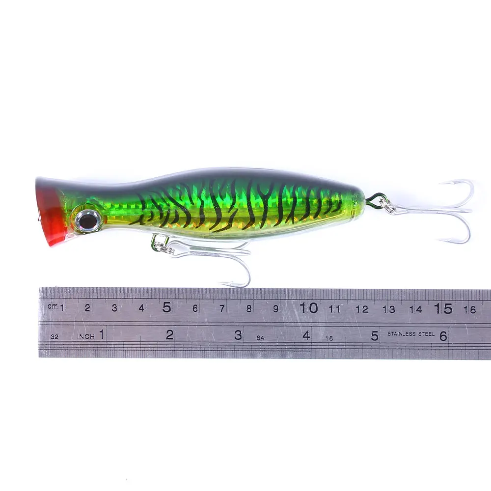 

1PCS 13cm 43g Popper Aritificial Baits Topwater Fake Fishing Lures Hard Bait Crankbait Wobblers fishing tackle