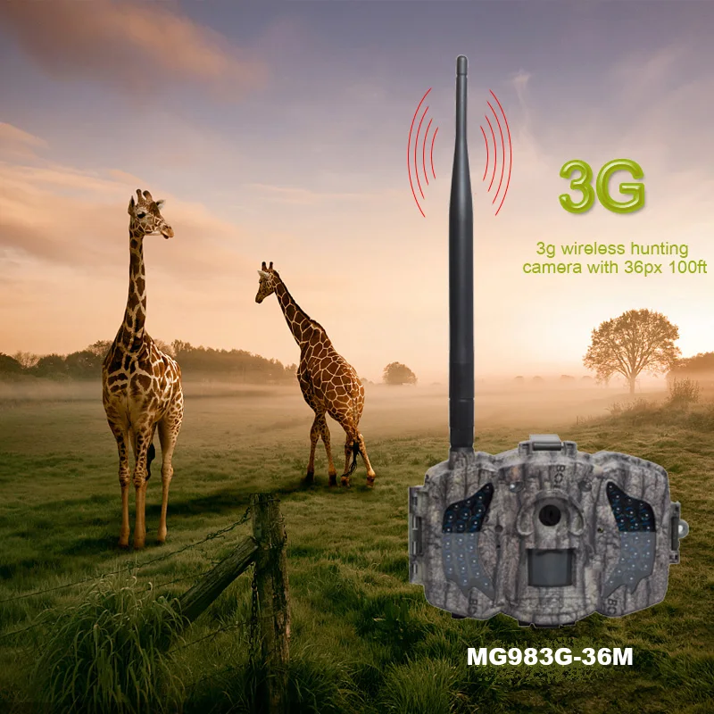 Bolyguard Hunting Camera 36MP MMS SMS 3G 940nm Night Vision 100ft wild thermal imager Scout trail game camera photo trap | Спорт и
