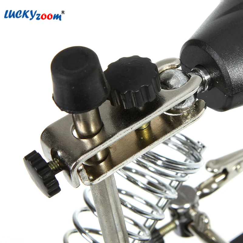 Luckyzoom сварки помогает ручная Лупа Стекло светодиодный освещенный увеличитель