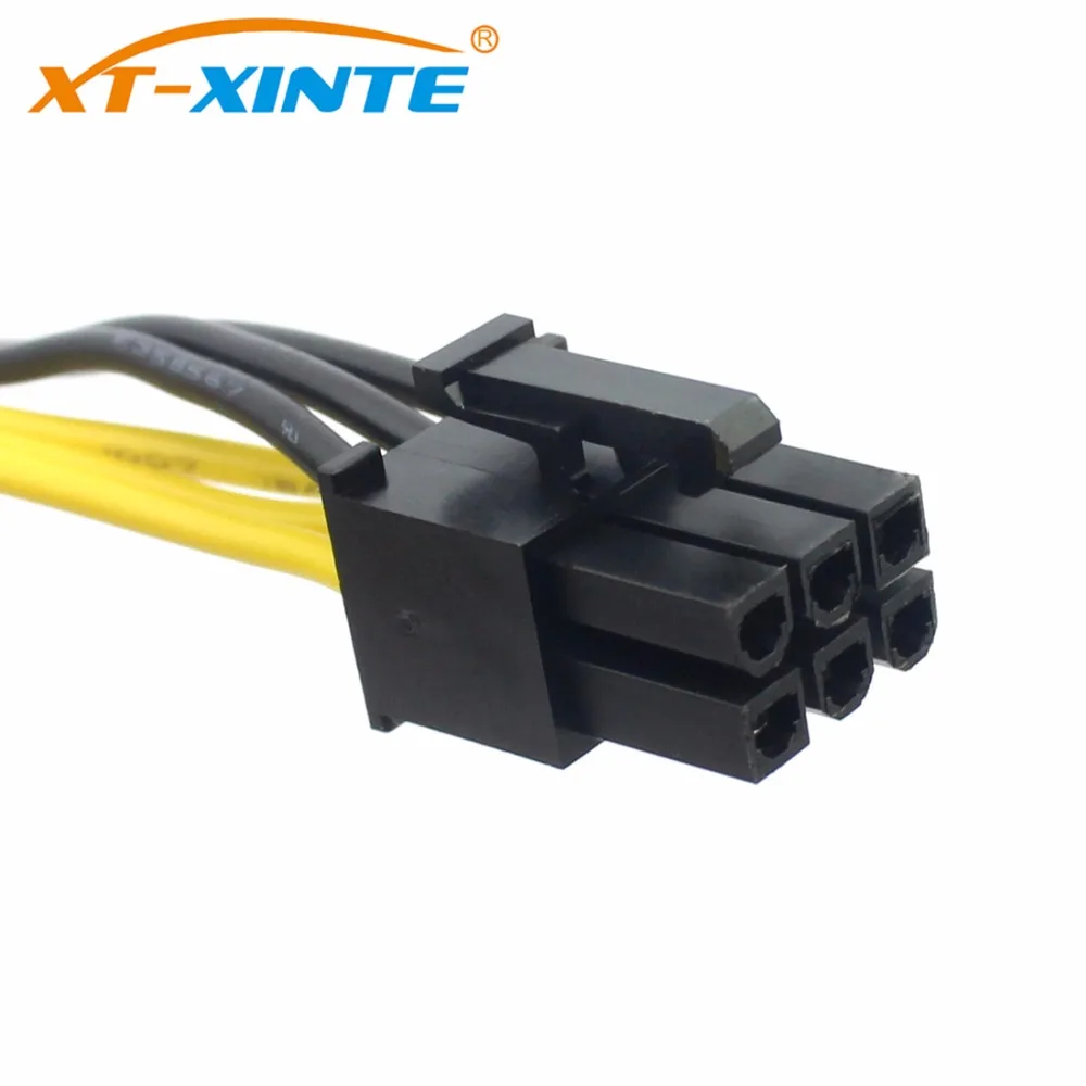 Модульный блок питания 6Pin к двойному 6 + 2Pin кабелю модуль видеокарты линия 6P 8p