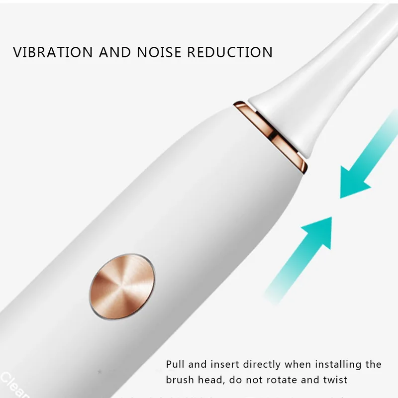 Горячая Распродажа зубная щетка с USB головками гигиена полости рта для чистки