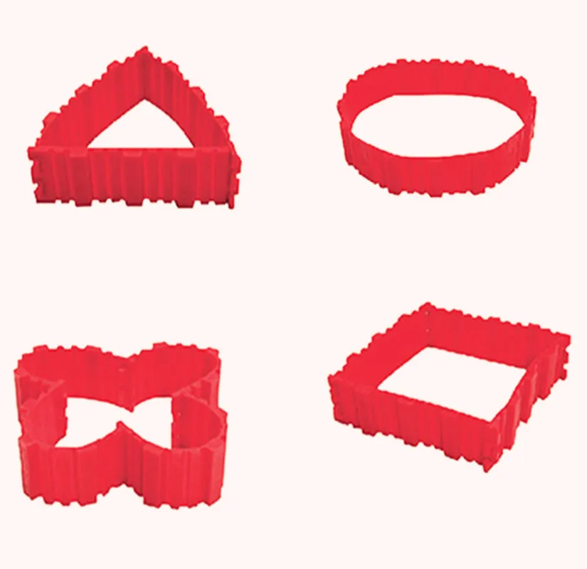 4 шт./компл. силиконовые формы для выпечки Magic Snake Форма пирога DIY прямоугольные