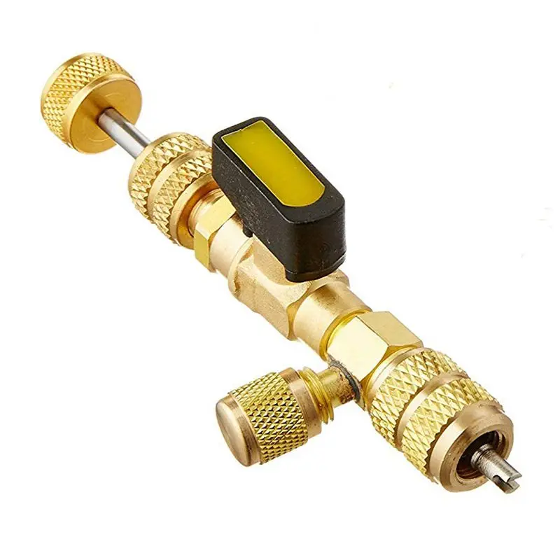 R410A R22 Dual Size SAE Port HVAC Valve Core Removal Installer Tool(No Gas Loss) |