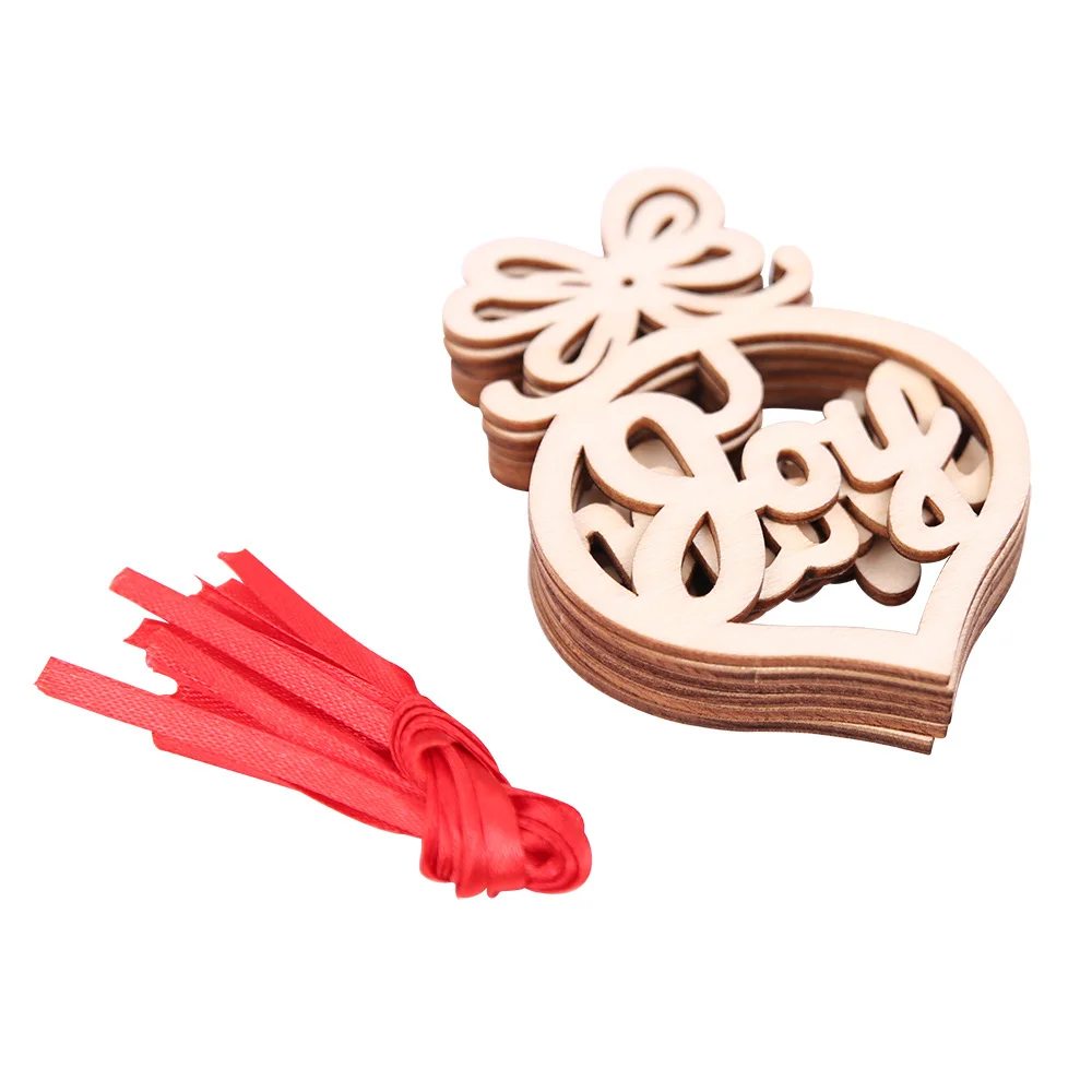 Новые рождественские аксессуары декоративные элементы деревянные подвески в