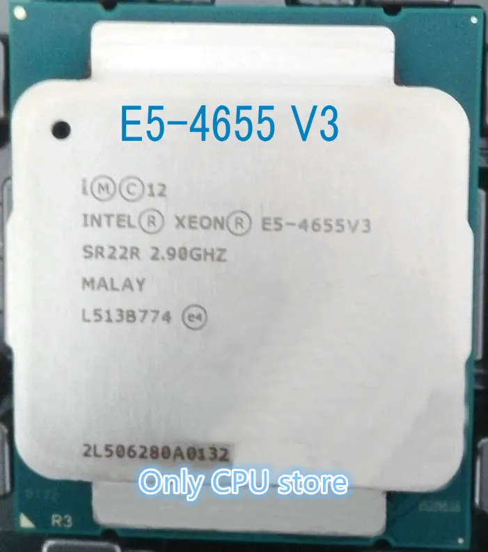 E5-4655 V3 Оригинальный процессор Intel Xeon E5-4655V3 2 90 ГГц 6 ядер 12 МБ LGA2011-3 E5 4655 | Компьютеры