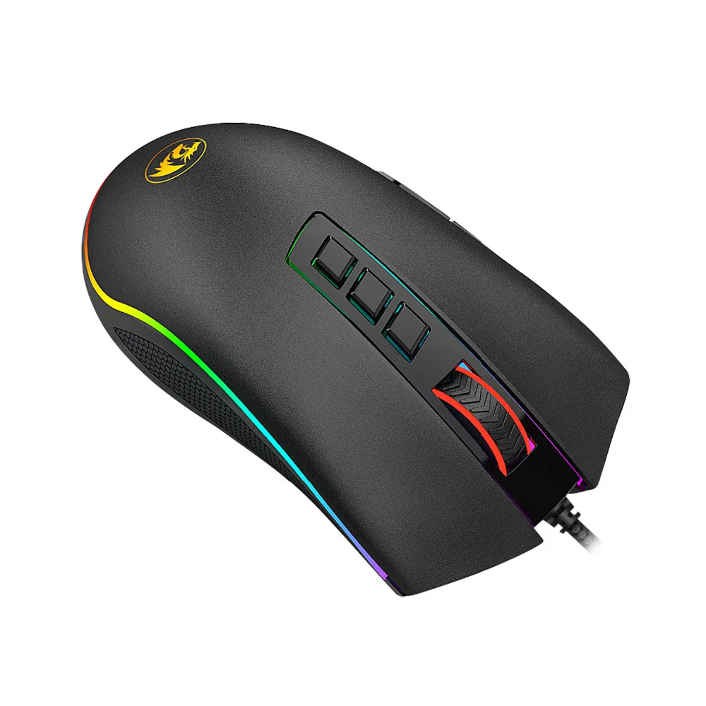Redragon M711 Кобра игровой Мышь с Chroma RGB Цвет подсветкой 5000 Точек на дюйм джедай