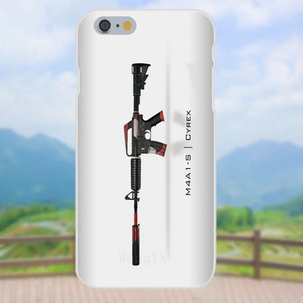 Прозрачный ТПУ чехол для телефона Apple iPhone 4 4s 5 5C 5S SE 6 S 7 8 Plus X XS Max XR крутой дизайн Csgo