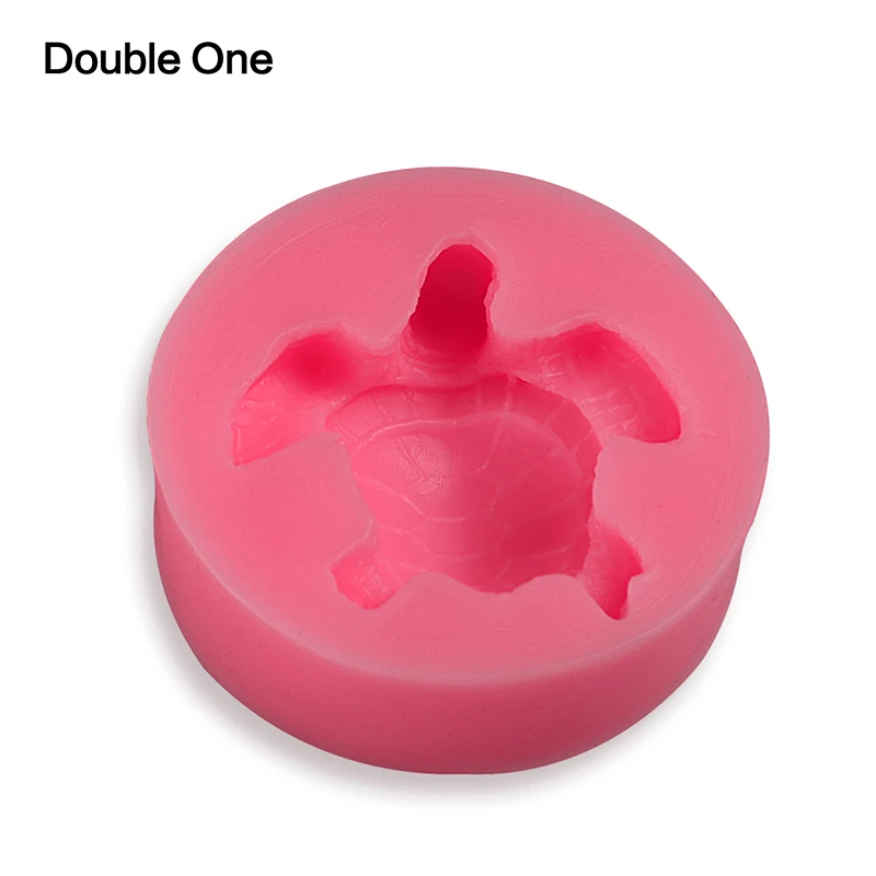 Черепаха силиконовая смола форма Животное Милая 3D декоративная