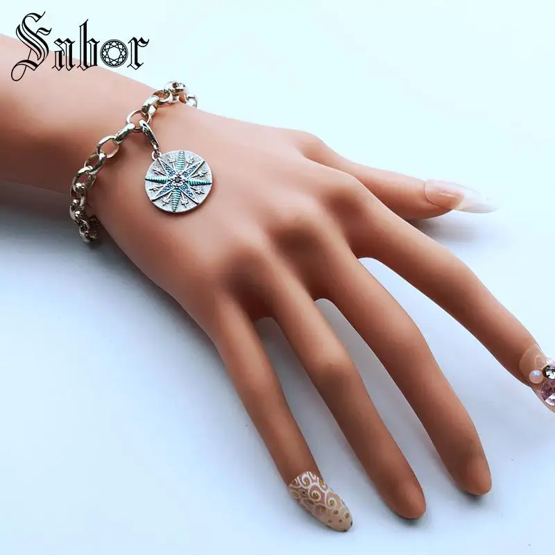 Thomas Vintage Star Blue Charm 2020 модные ювелирные изделия для мужчин и женщин девочек Ts