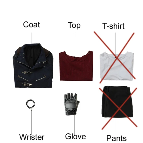 without Pants Tshirt Игра DMC5 Nero, для косплея костюм перчатки на Хэллоуин реквизит Косплэй ing Охотник чехлы для телефонов Nero полный костюм Индивидуальный заказ DMC 5 чехлы для телефонов Nero наряд пальто куртка - Цвет: without Pants Tshirt