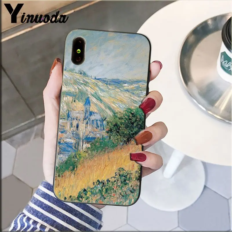 Чехол для телефона Yinuoda Клод Моне импрессионизм художник чехол Apple iPhone 8 7 6 6S Plus X XS