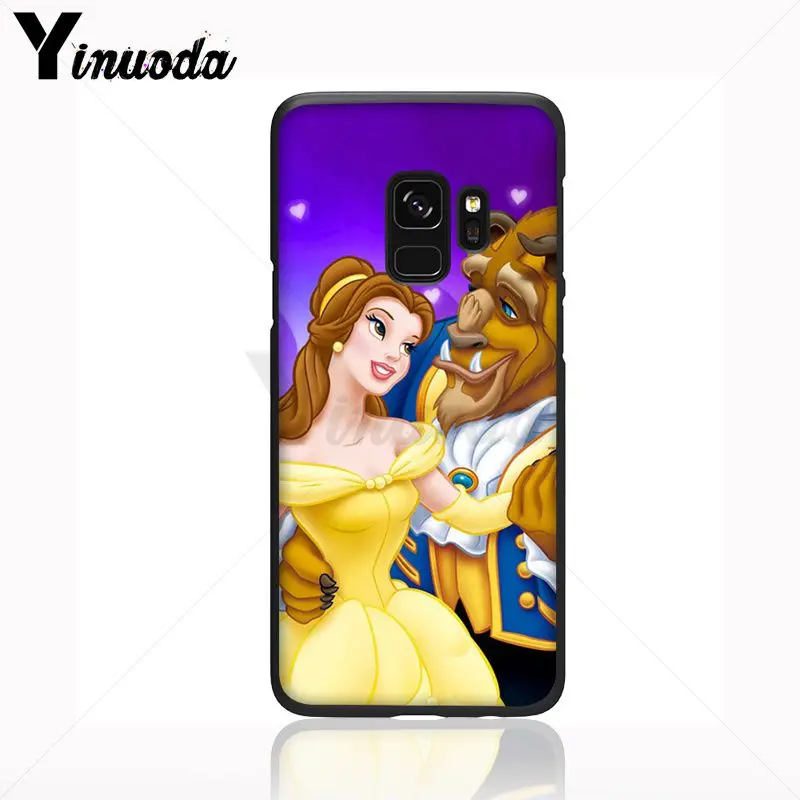 Yinuoda мягкий чехол для телефона с принтом Красавица чудовище Роза Samsung Galaxy s9 s8 plus note