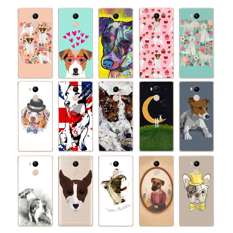 DREAMFOX L390 Jack Russell Dog Puppy Soft TPU Silicone Case Cover For Xiaomi Redmi Note 3 4 4X 5 5A 6 7 Pro Global |
