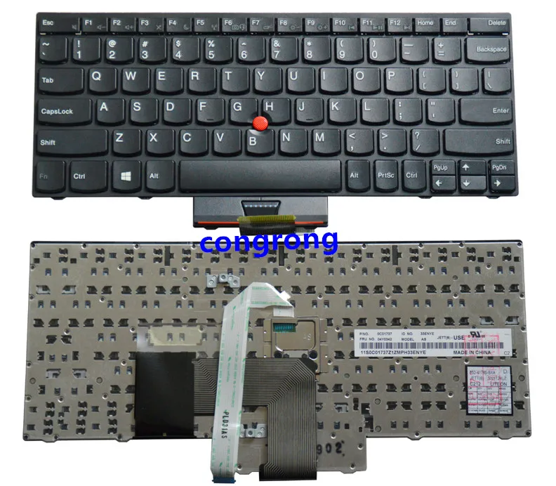 Для Lenovo Thinkpad для IBM E220 E130 E135 X121 X130 X131 X121E X130E E120 X131e X140e английская клавиатура