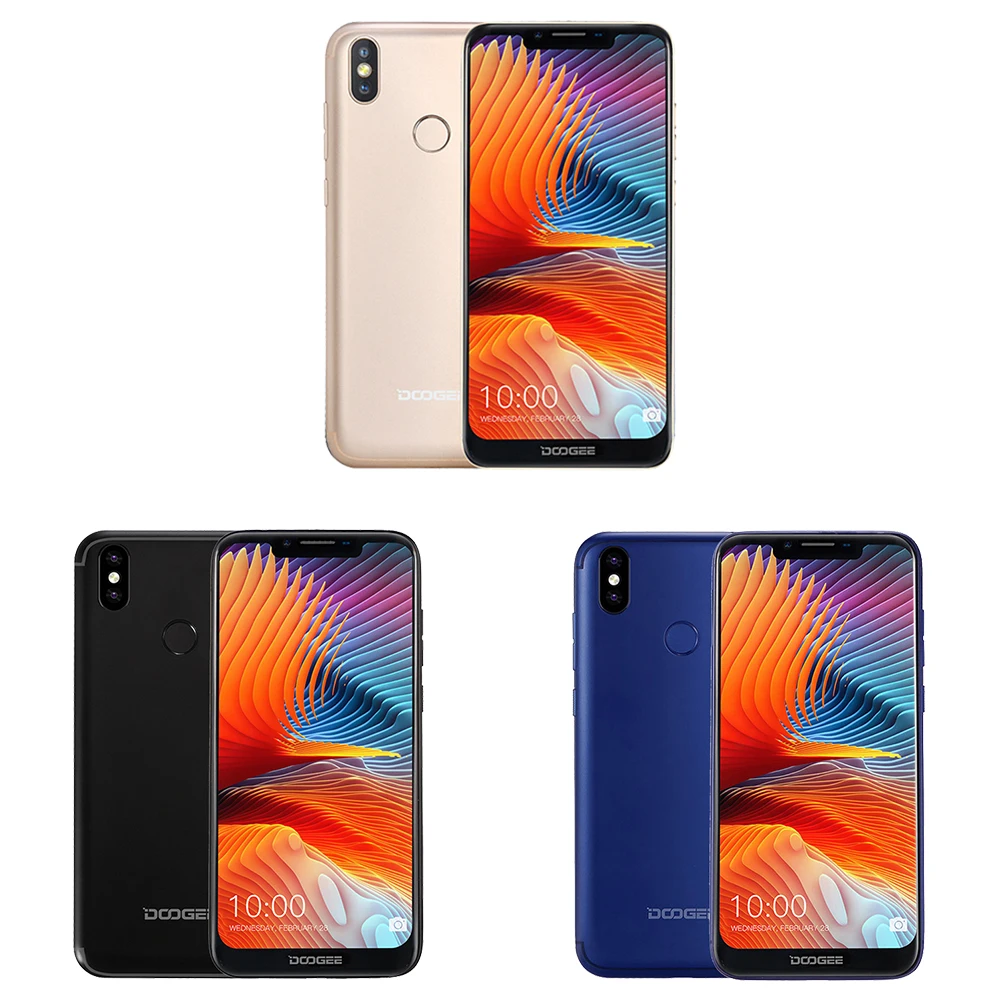 DOOGEE BL5500 Lite Android 8 1 смартфон 6 19 ཏ:9 экран 13.0MP мобильный телефон 5500 мАч