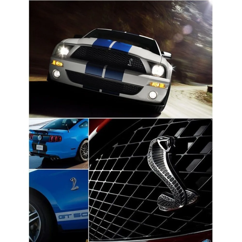 3D змеиная голова автомобиля ноутбука Наклейка Виниловая наклейка эмблема дверь