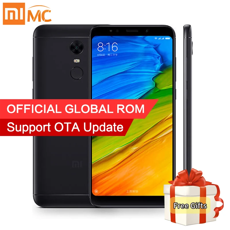 Оригинальный Xiaomi Redmi 5 плюс 4 ГБ Оперативная память 64 Встроенная мобильных