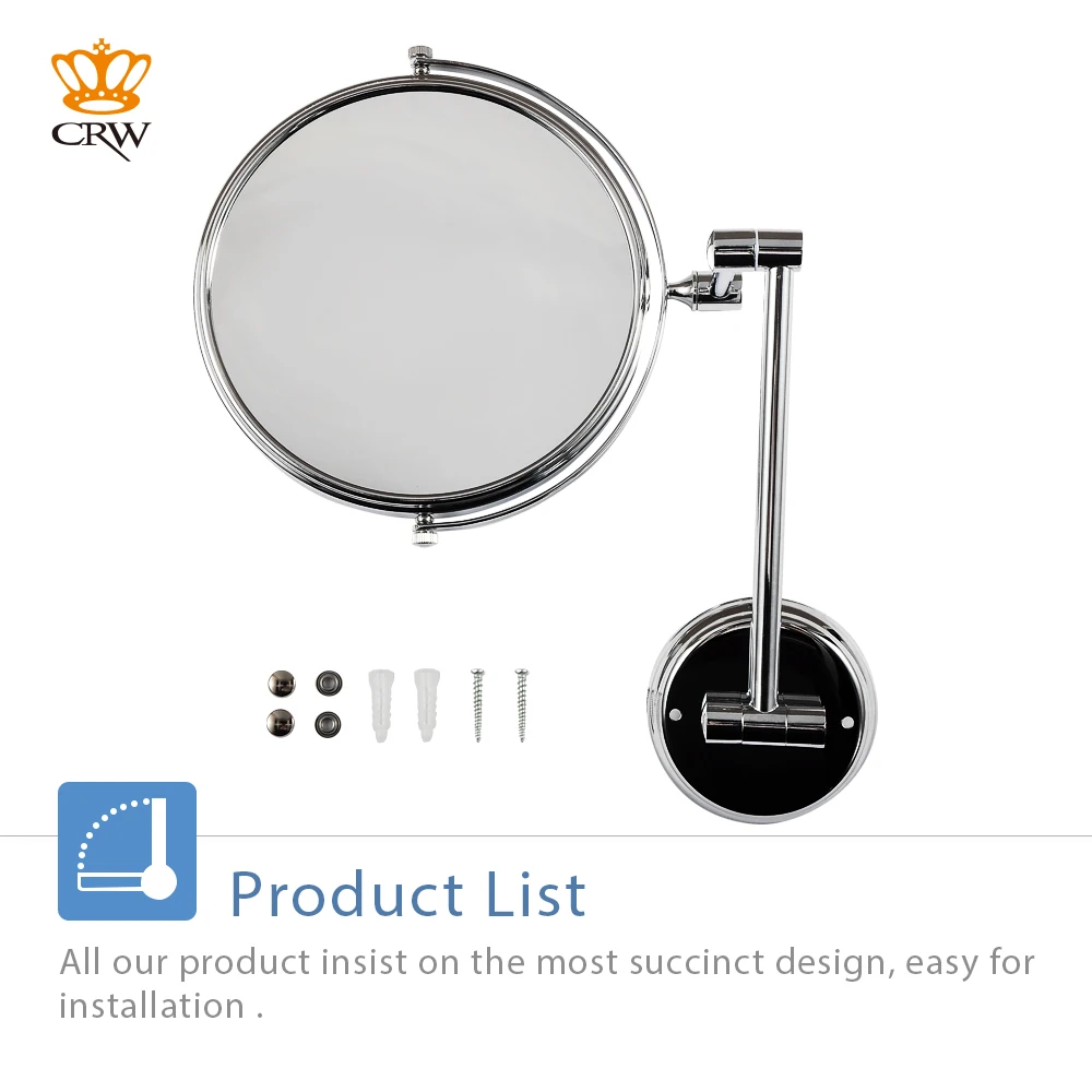 CRW Ванная Комната Зеркала современный 8 &quotнастенный макияж зеркало