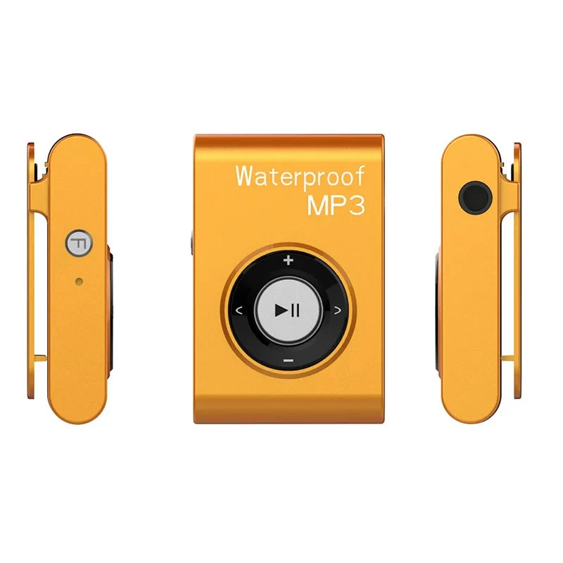 Новейший мини водонепроницаемый плавательный MP3 плеер Спортивный Бег езда MP3 Walkman Hifi Sereo Музыка MP3 плеер с FM радио клип
