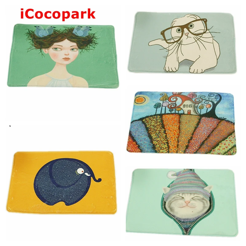 NiceRug маленькая девочка нескользящий коврик для входной двери ребенка гостиной